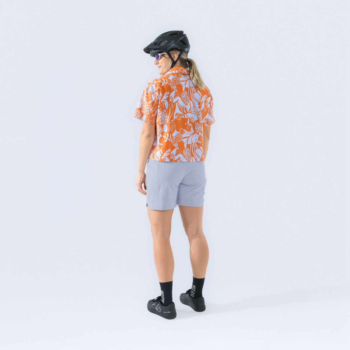 [Purple Haze] Freda 7" Bike Short Purple Haze back full body