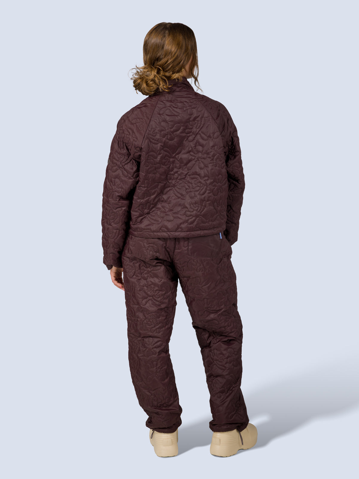 [Espresso Reef] Payette Pant in espresso reef, on model back full body