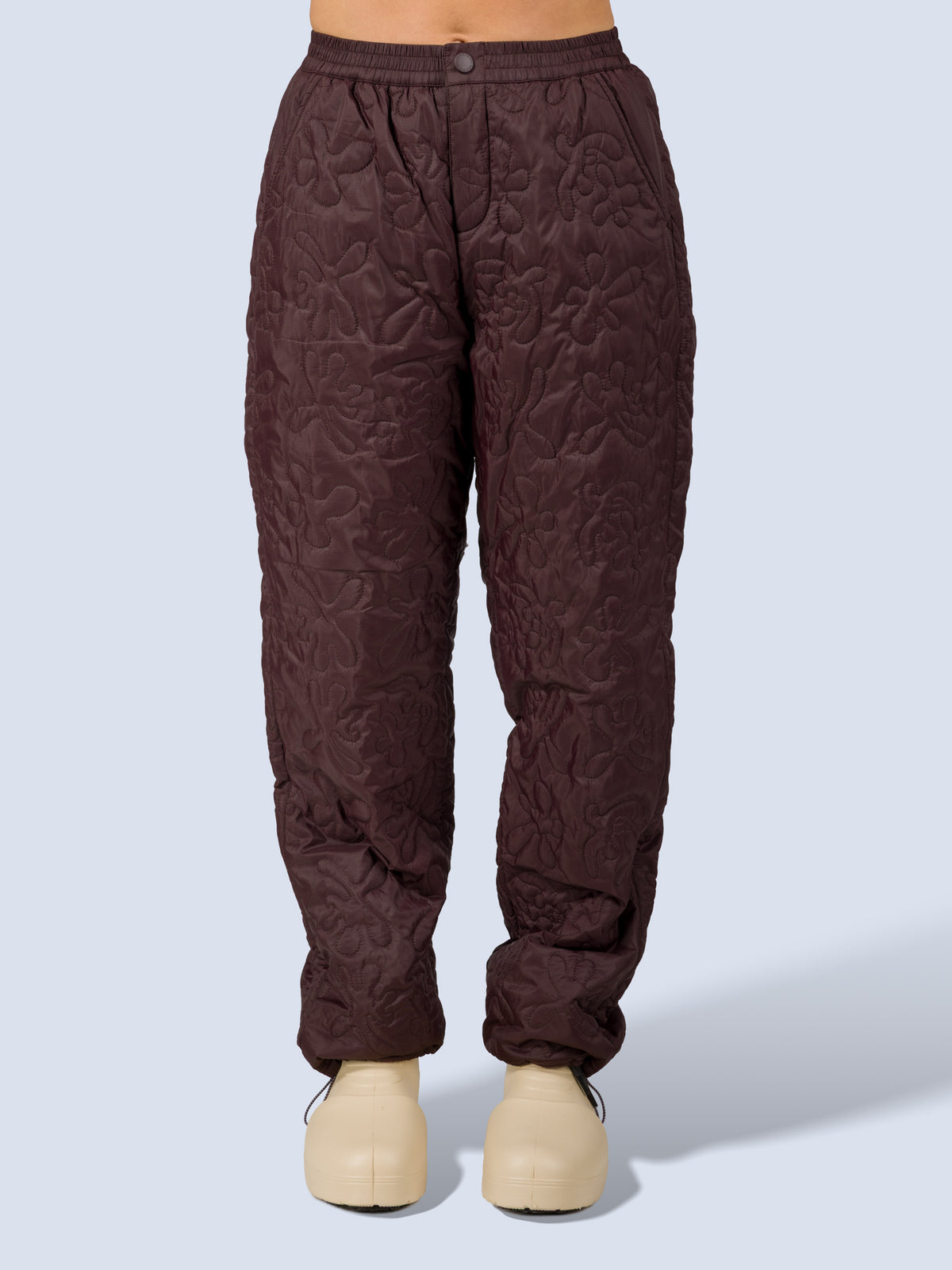 [Espresso Reef] Payette Pant in espresso reef, on model front crop 