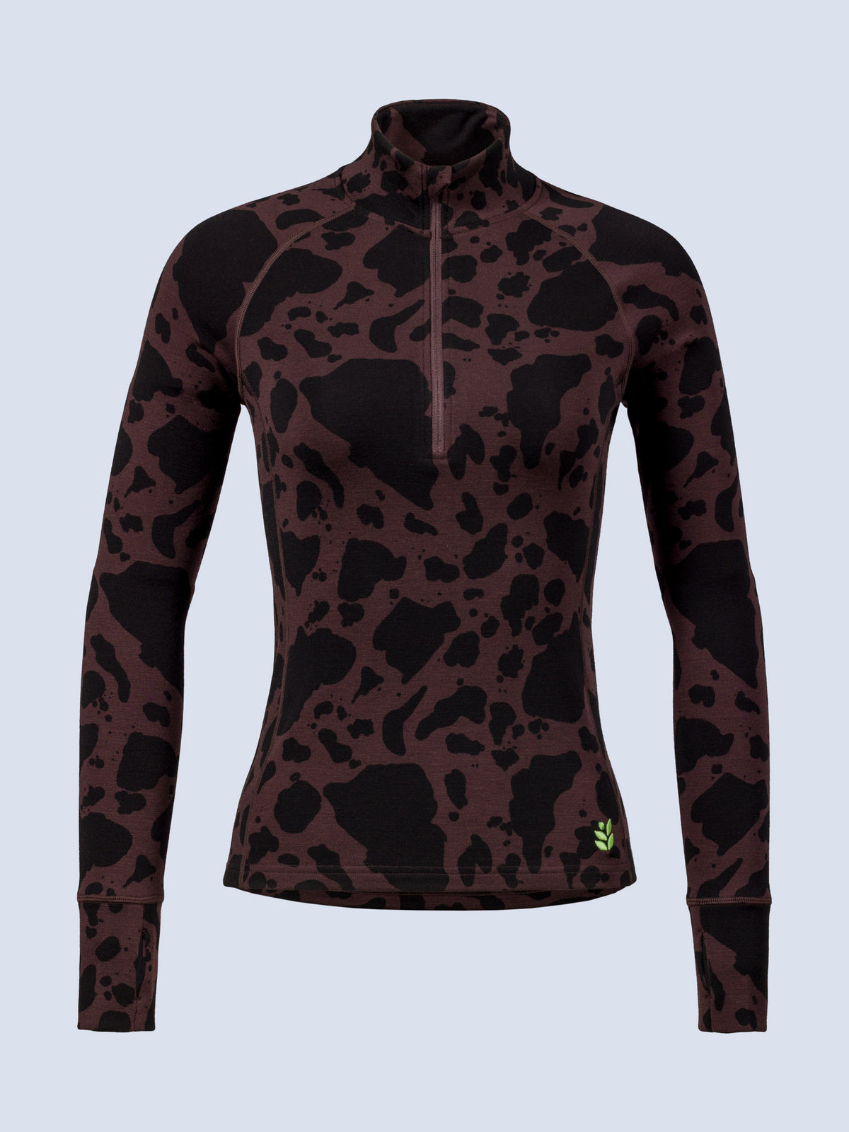 [Moo La La] Bassett Half Zip – flat lay, front