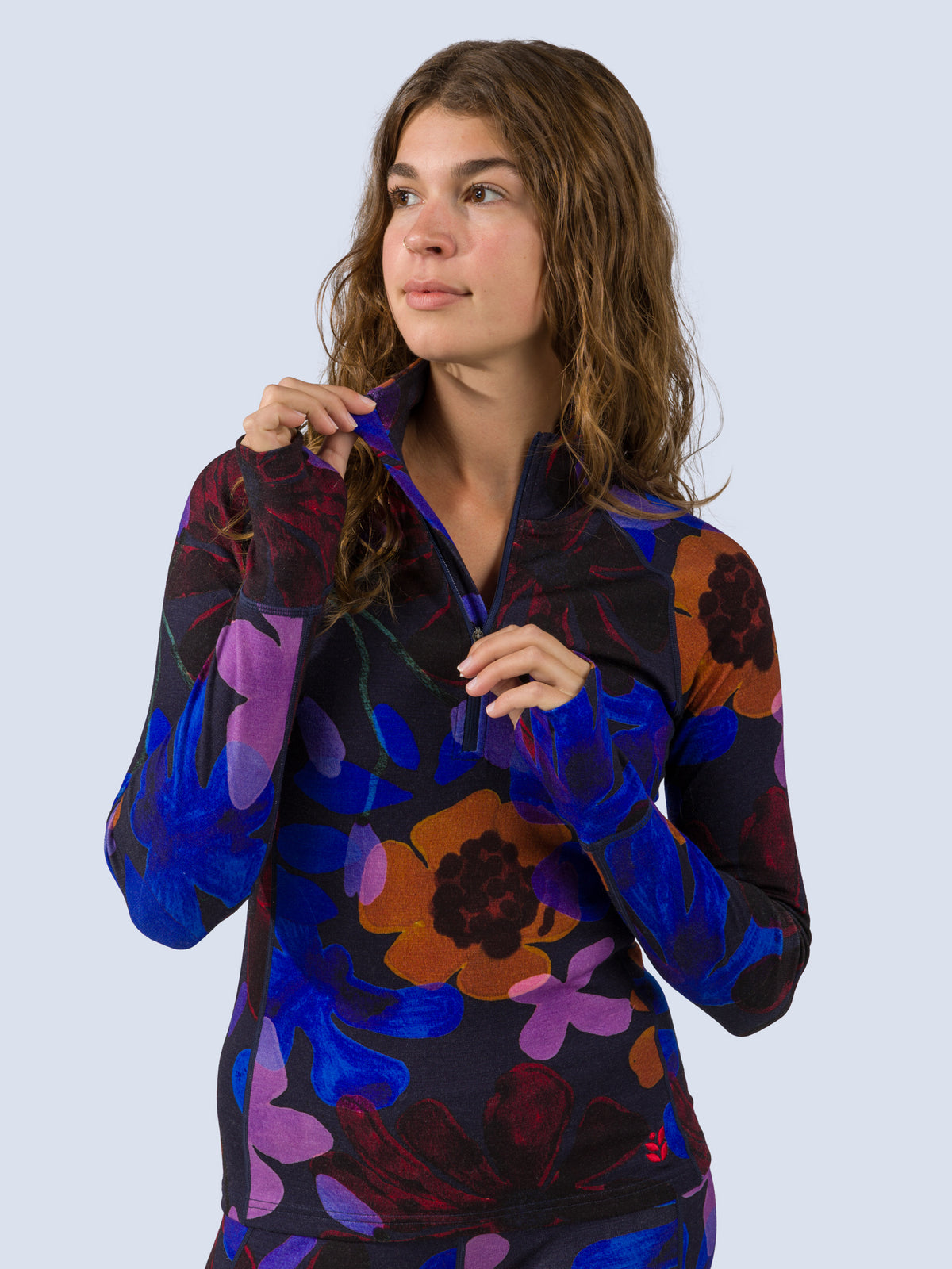 [Nightflora] Bassett Half Zip – zipper detail