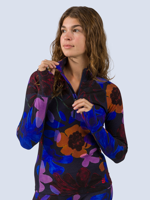 [Nightflora] Bassett Half Zip – zipper detail