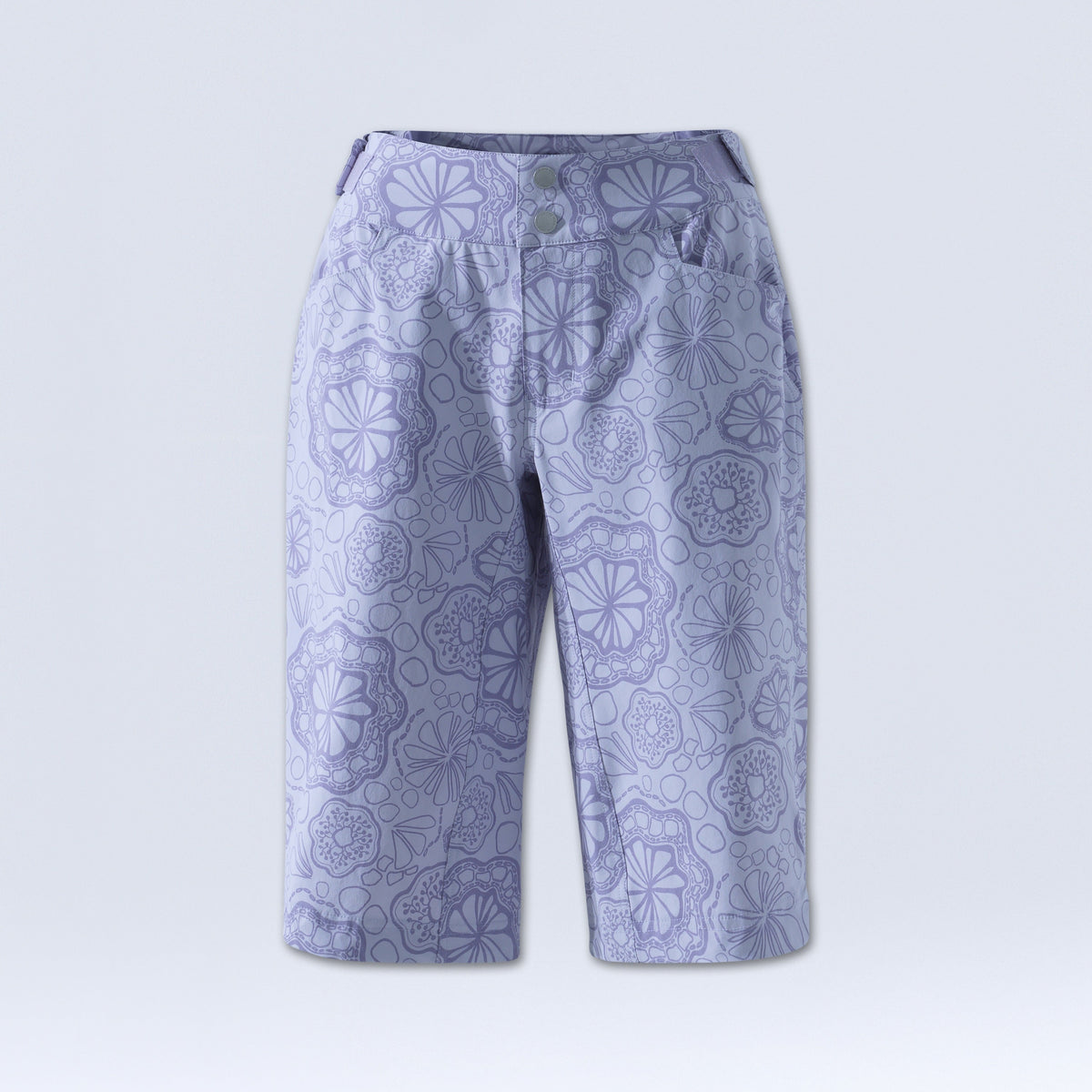 [Lavender Roots] Lavender floral pattern shorts, Frankie Short by Roots
