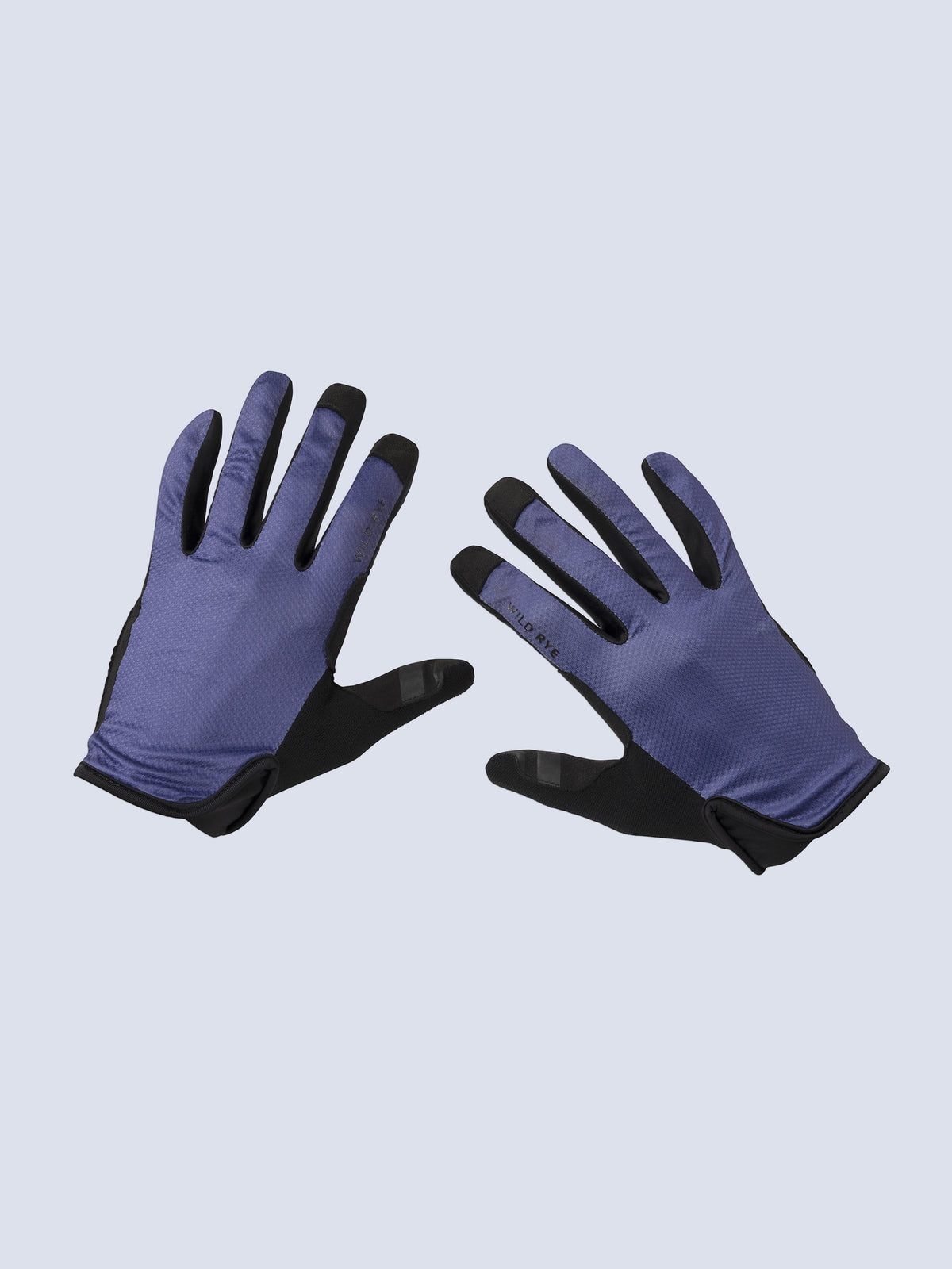 [Storm] Storm blue galena gel mountain bike gloves top view