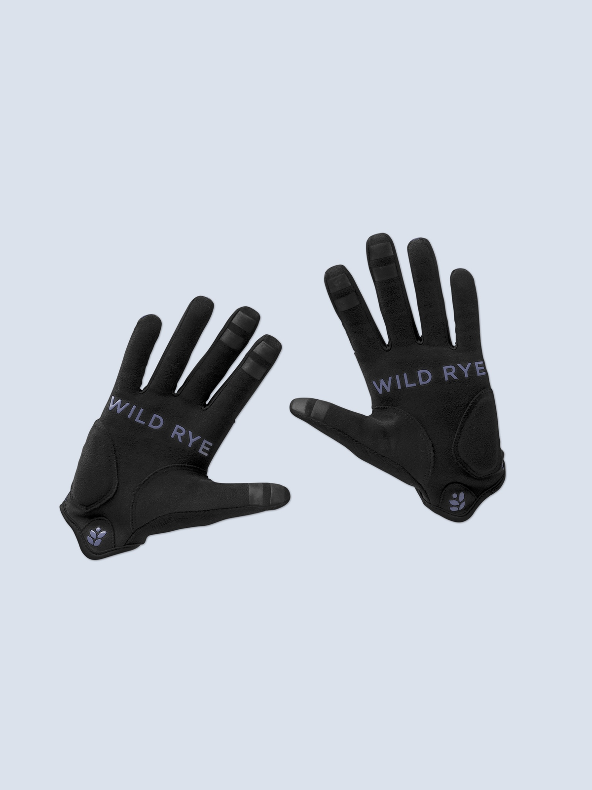 [Storm] Storm blue galena gel mountain bike gloves palm view