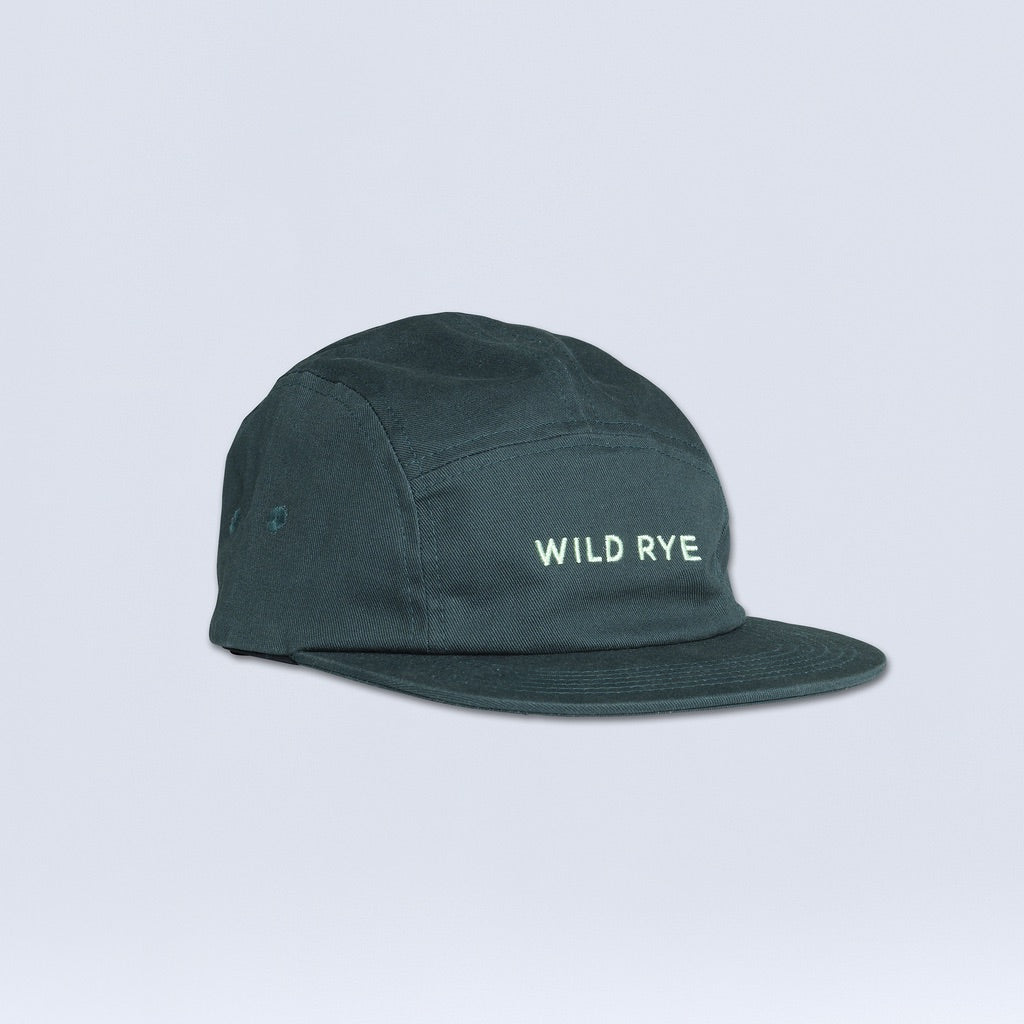 [Shaded Spruce] Edith Brim hat canvas shaded spruce flatlay