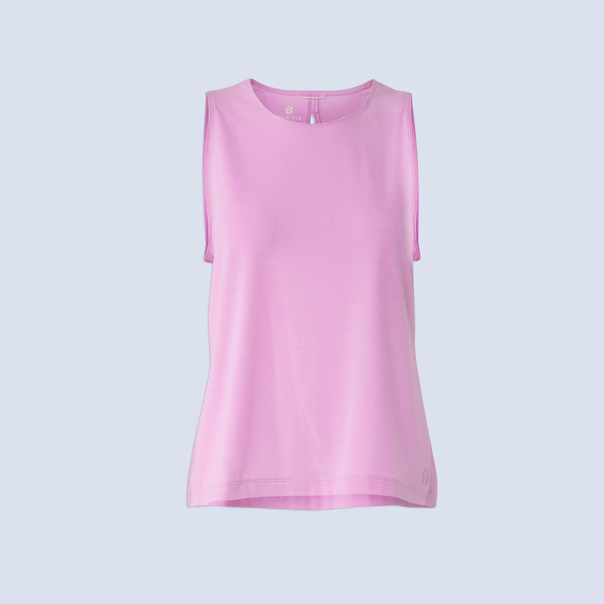 [Alpenglow] Lola Muscle tank alpenglow pink flatlay