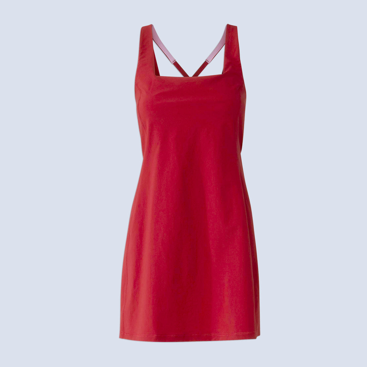 [Star Garnet] Parker Dress in star garnet, flatlay