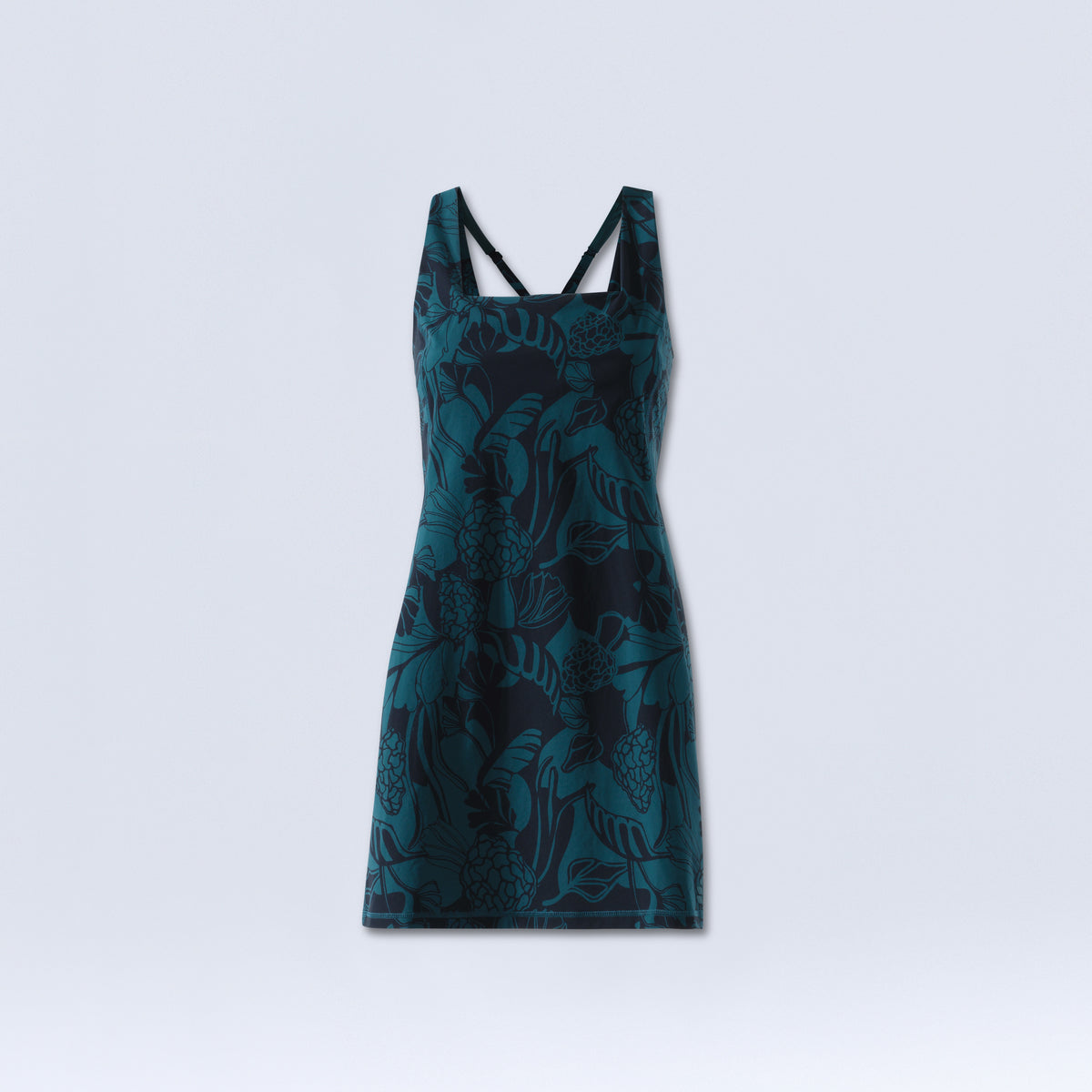 [Spruce Morchella] Parker Action Dress in Spruce Morchella, featuring a floral pattern