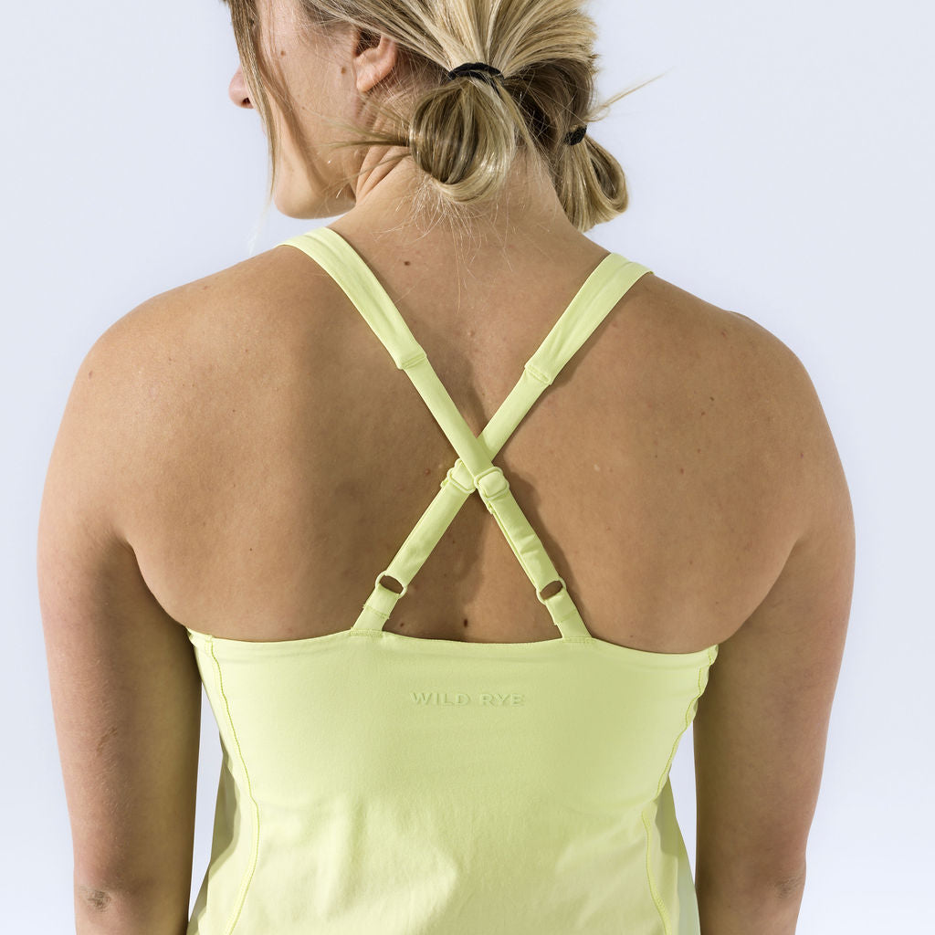 [Iced Matcha] Parker Action Dress iced matcha back strap details