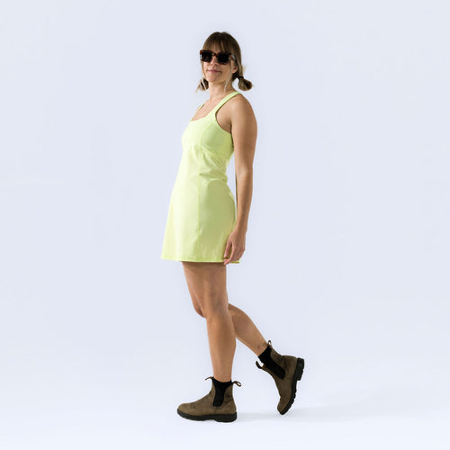 [Iced Matcha] Parker Action Dress iced matcha side full body