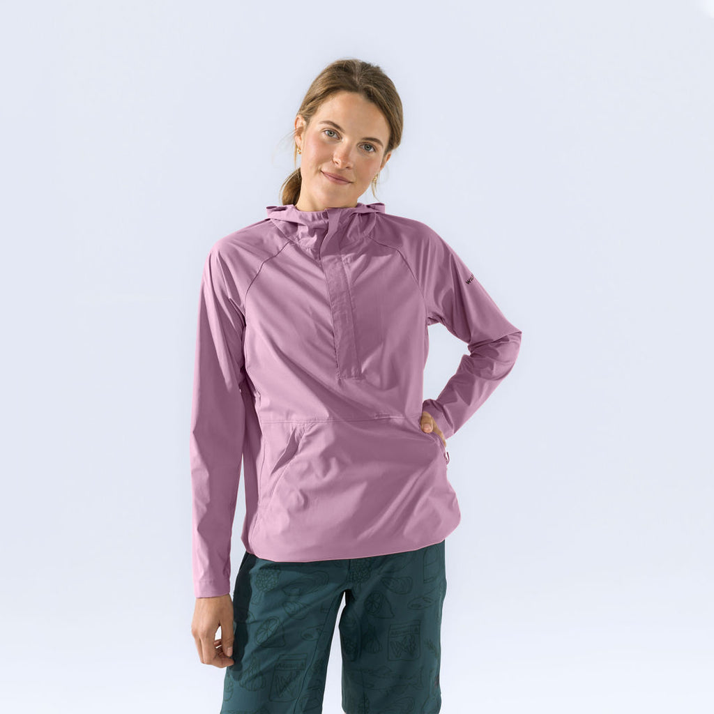 [Berry Blush]  Alden Anorak Berry Blush front cropped view