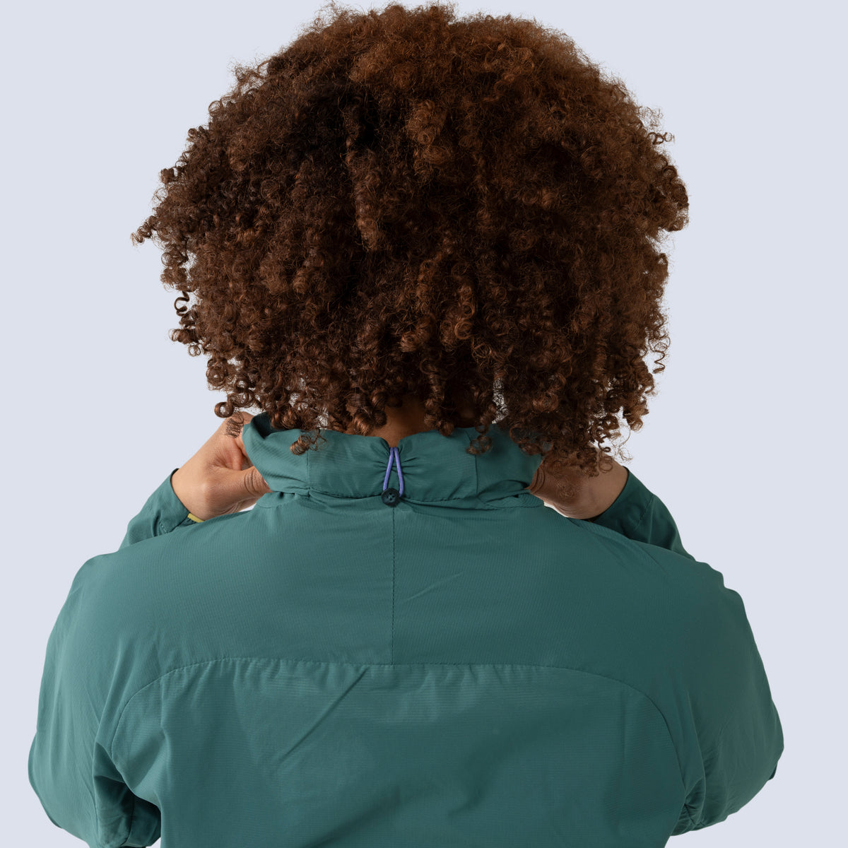[Shaded Spruce] Rustler windbreaker in shaded spruce, hood stowaway function