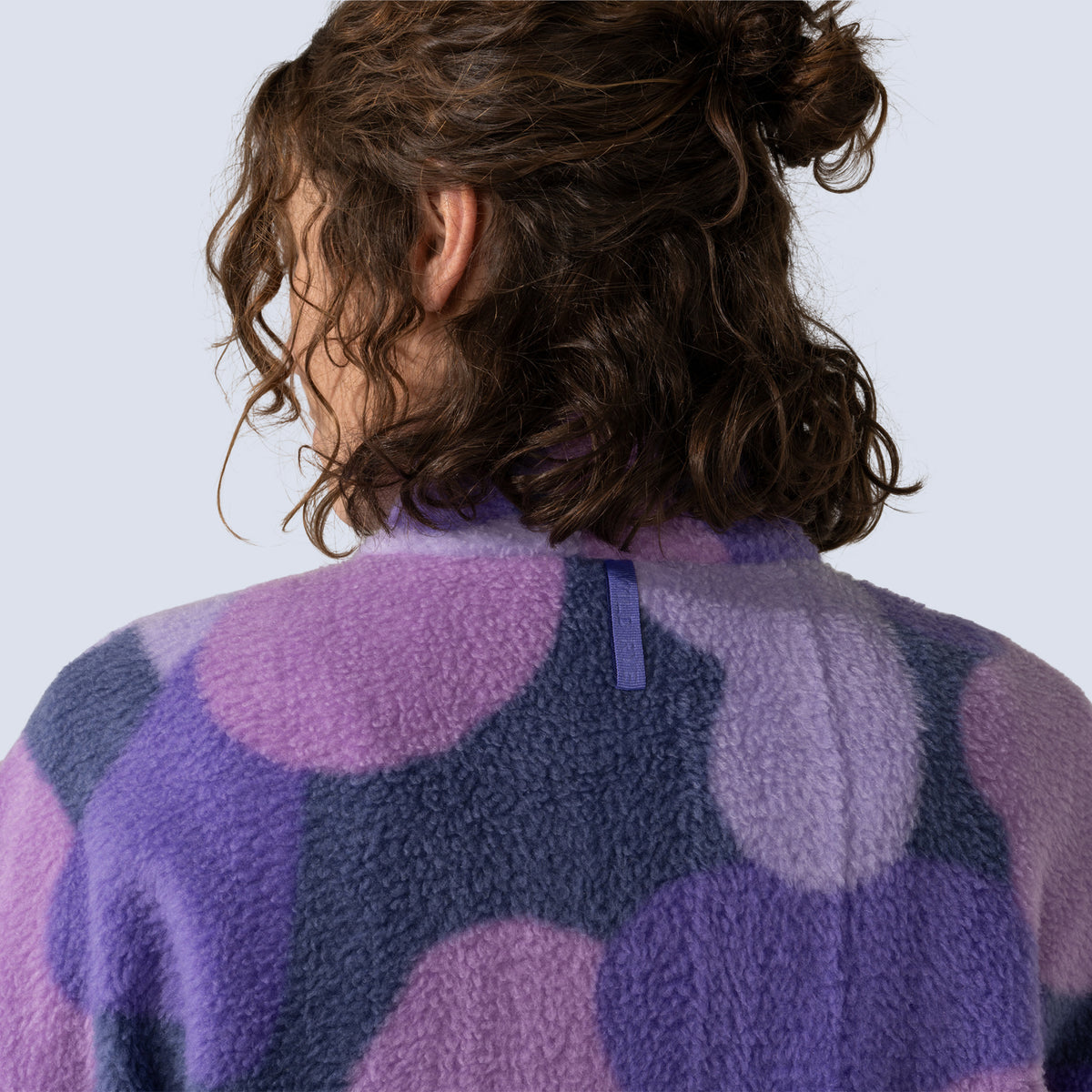 [Grape Expectations] Danner 3/4 Zip grape expectations back collar logo detail